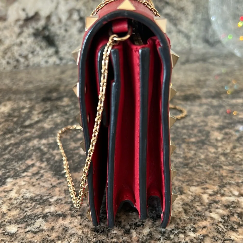 N/A red calfskin